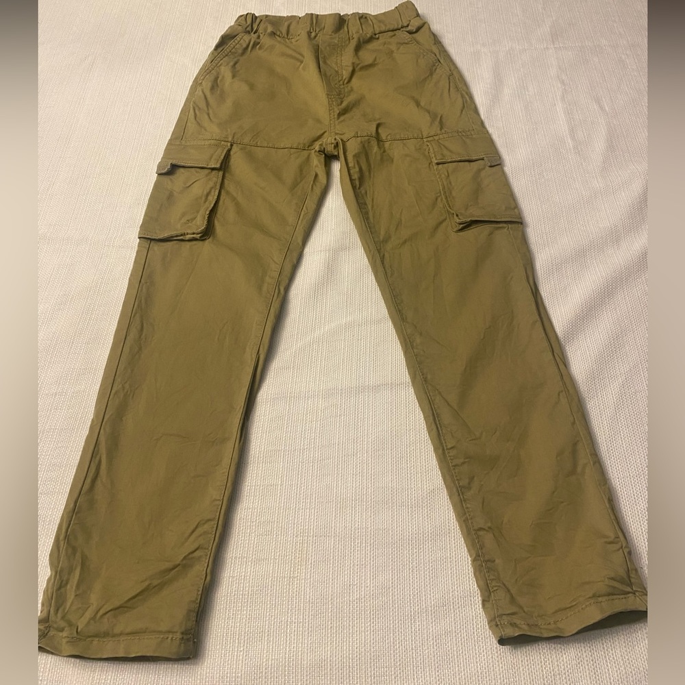 Boys elastic waist Zara cargo pants
